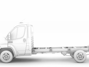ram promaster chassis truck single cab 4035 wb 2019 3D Model