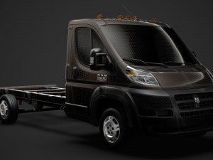 ram promaster chassis truck single cab 4035 wb 2019 3D Model