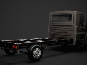 ram promaster chassis truck single cab 4035 wb 2019 3D Model