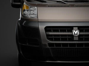ram promaster chassis truck single cab 4035 wb 2019 3D Model