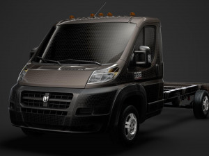 ram promaster chassis truck single cab 4035 wb 2019 3D Model