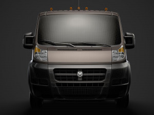 ram promaster chassis truck single cab 4035 wb 2019 3D Model