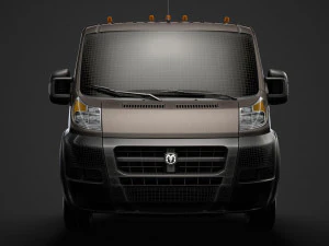 ram promaster chassis truck single cab 4035 wb 2019 3D Model
