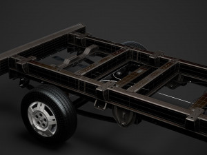 ram promaster chassis truck single cab 4035 wb 2019 3D Model