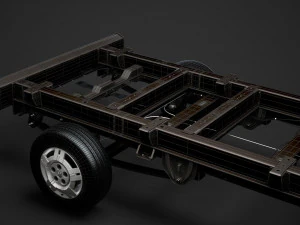 ram promaster chassis truck single cab 4035 wb 2019 3D Model