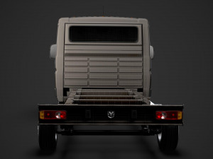ram promaster chassis truck single cab 4035 wb 2019 3D Model
