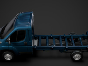 citroen jumper chassis truck single cab 3800wb 2020 Modelo 3D