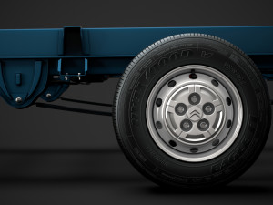 citroen jumper chassis truck single cab 3800wb 2020 Modelo 3D