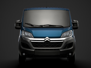 citroen jumper chassis truck single cab 3800wb 2020 Modelo 3D