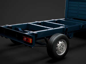 citroen jumper chassis truck single cab 3800wb 2020 Modelo 3D