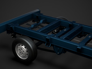 citroen jumper chassis truck single cab 3800wb 2020 Modelo 3D