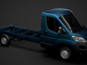 citroen jumper chassis truck single cab 3800wb 2020 Modelo 3D