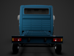 citroen jumper chassis truck single cab 3800wb 2020 Modelo 3D