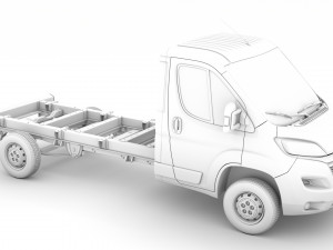 citroen jumper chassis truck single cab 3800wb 2020 Modelo 3D