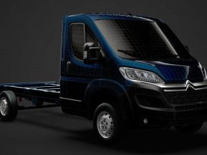 citroen jumper chassis truck single cab 3800wb 2020 Modelo 3D