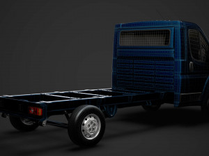 citroen jumper chassis truck single cab 3800wb 2020 Modelo 3D