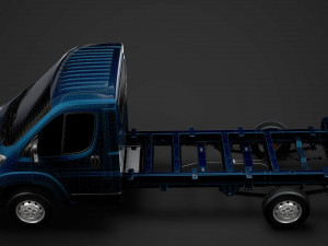 citroen jumper chassis truck single cab 3800wb 2020 Modelo 3D