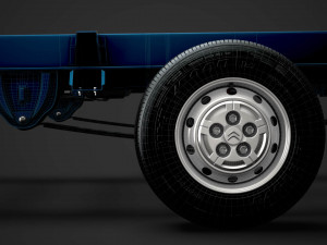 citroen jumper chassis truck single cab 3800wb 2020 Modelo 3D