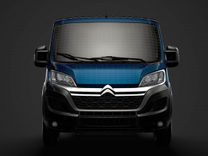 citroen jumper chassis truck single cab 3800wb 2020 Modelo 3D