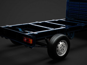 citroen jumper chassis truck single cab 3800wb 2020 Modelo 3D