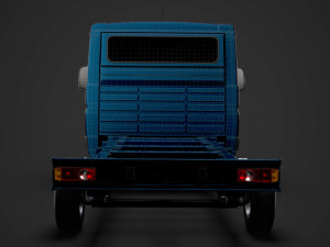 citroen jumper chassis truck single cab 3800wb 2020 Modelo 3D