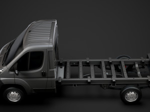 peugeot boxer chassis truck single cab 3800wb 2014 Modello 3D