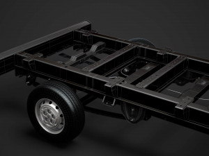 peugeot boxer chassis truck single cab 3800wb 2014 Modello 3D