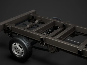 ram promaster chassis truck single cab 4035 wb 2020 3D Model