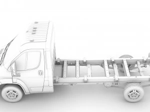 ram promaster chassis truck single cab 4035 wb 2020 3D Model