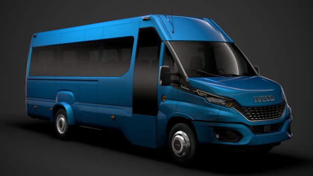 iveco daily tourus l5h2 2020 Modelo 3D .c4d .max .obj .3ds .fbx .stl .blend 