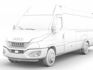 iveco daily tourus l5h2 2020 3D Model