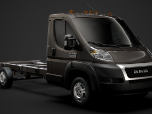 ram promaster chassis truck single cab 4035 wb 2020 3D 模型