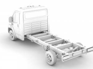 ram promaster chassis truck single cab 4035 wb 2020 Modelo 3D