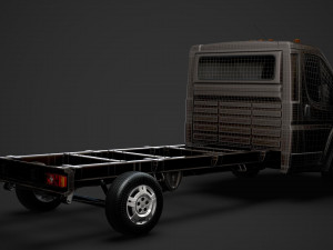 ram promaster chassis truck single cab 4035 wb 2020 Modelo 3D