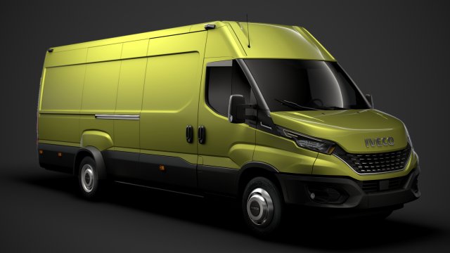 iveco daily van l5h2 2020 Modelo 3D .c4d .max .obj .3ds .fbx .stl .blend 
