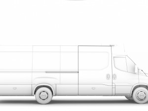 iveco daily van l5h2 2020 Modelo 3D