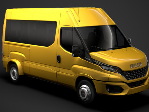 iveco daily minibus l2h2 2020 3D Model