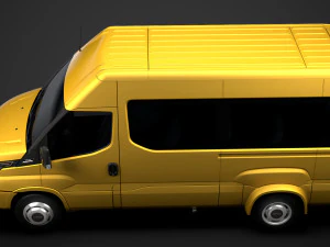 iveco minibus giornaliero l2h2 2020 Modello 3D