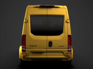 iveco minibus giornaliero l2h2 2020 Modello 3D