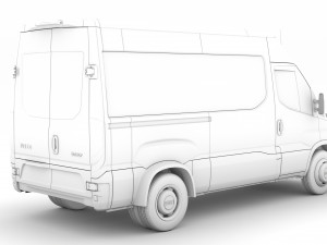 iveco daily minibus l2h2 2020 Model 3D