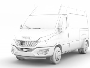 iveco daily minibus l2h2 2020 Model 3D
