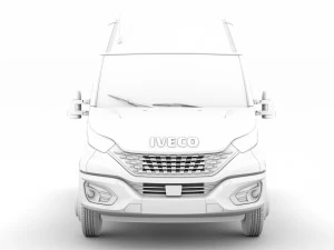 iveco minibus giornaliero l2h2 2020 Modello 3D