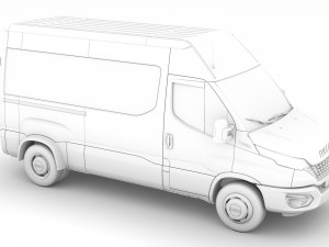 iveco daily minibus l2h2 2020 Model 3D