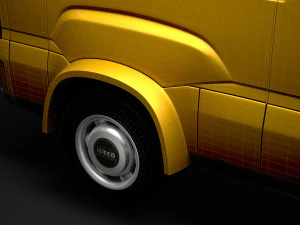 iveco minibus giornaliero l2h2 2020 Modello 3D