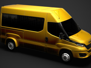 iveco daily minibus l2h2 2020 Model 3D
