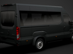 iveco daily minibus l3h2 2020 Model 3D