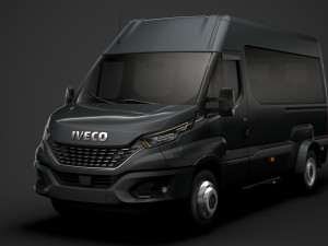 iveco daily minibus l3h2 2020 Model 3D