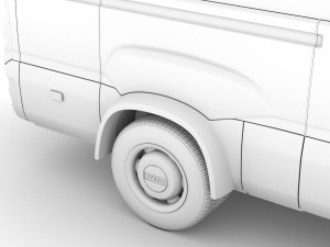 iveco daily minibus l3h2 2020 Model 3D