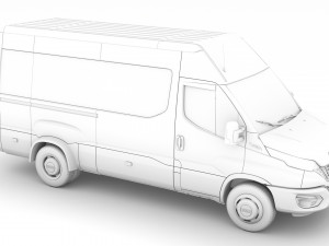 iveco daily minibus l3h2 2020 Model 3D