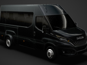 iveco daily minibus l3h2 2020 Model 3D